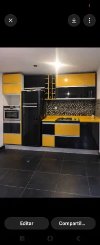 Armario  de cozinha americano