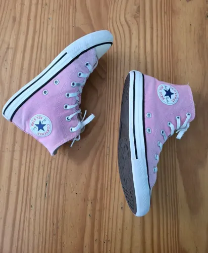 tênis converse all star cano alto rosa 32