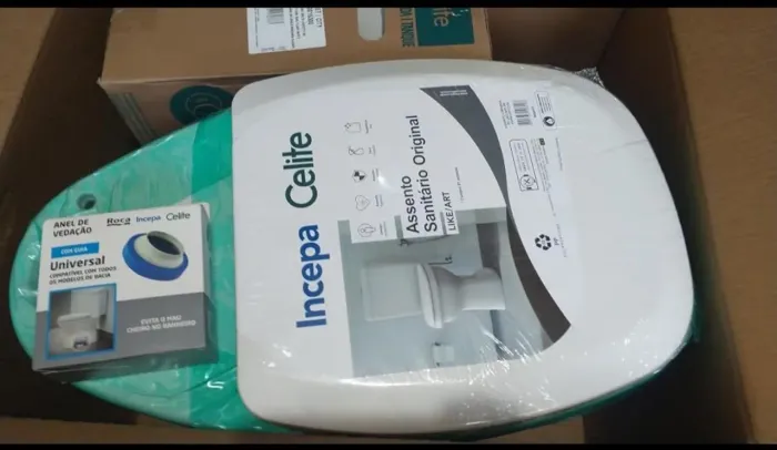 Kit completo vaso com caixa acoplada