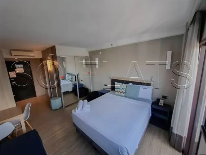 Alpha Stay, apartamento disponível para locação com 29m², 01 dormitório e 01 vaga