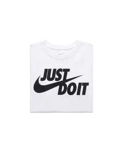 [ORIGINAL LACRADA] Camiseta Essencial Nike Sportswear "Just do It" Branca