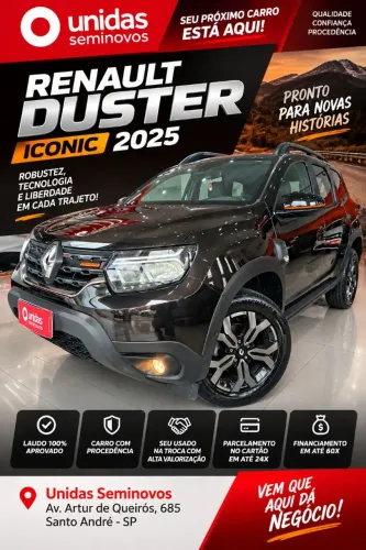 Renault Duster Iconic Plus 1.6 16V Flex Aut. 2025