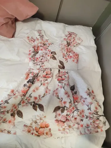 Vestido floral zara-kids / 9 a 12 anos