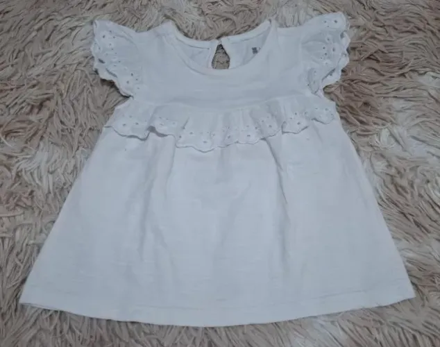 Batinha com detalhes em lese Teddy Boom Menina 3 meses a 6 meses