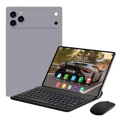 Vendo tablet com teclado e mouse
