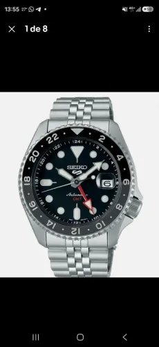 Relógio 5 Sports SSK001 SKX GMT Automatic 