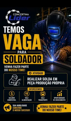 Vaga de soldador 