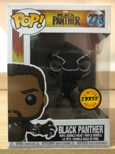 Funko Pop Black Panther Chase Disney Pantera Negra Marvel Black Panther 273