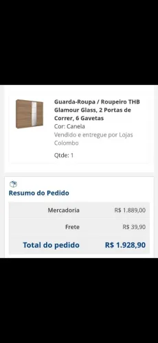 Guarda roupa novíssimo 5 meses de uso MDF E MDP