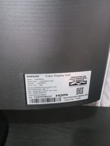 Monitor Curvo Samsung Essentials 24 Polegadas