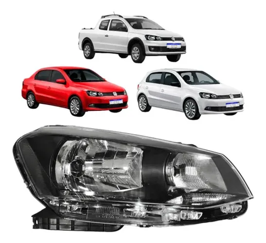 Farol Gol Saveiro Voyage G6 2013 2014 2015 2016 Simples Ld  Direito