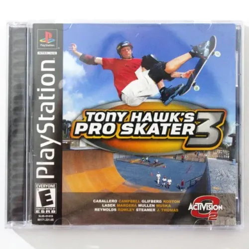 Tony Hawk's Pro Skater 3 para PlayStation completo, em perfeito estado de conservação