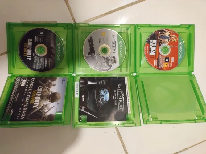 Jogos Xbox One - Call of Duty WWII + Star Wars + Red Dead 2 (Vendo Separado)