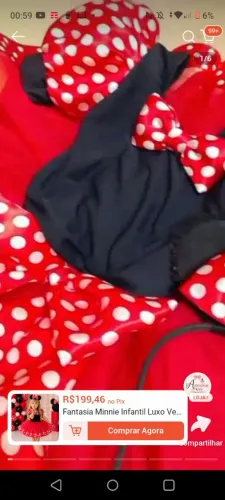 Vestido da minei 