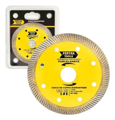 Disco de corte Diamantado Porcelanato 4.1/2" Fertak