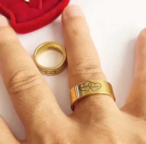 Par Aliança Casamento e Noivado