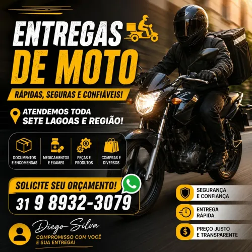 Entregas em Sete Lagoas e região