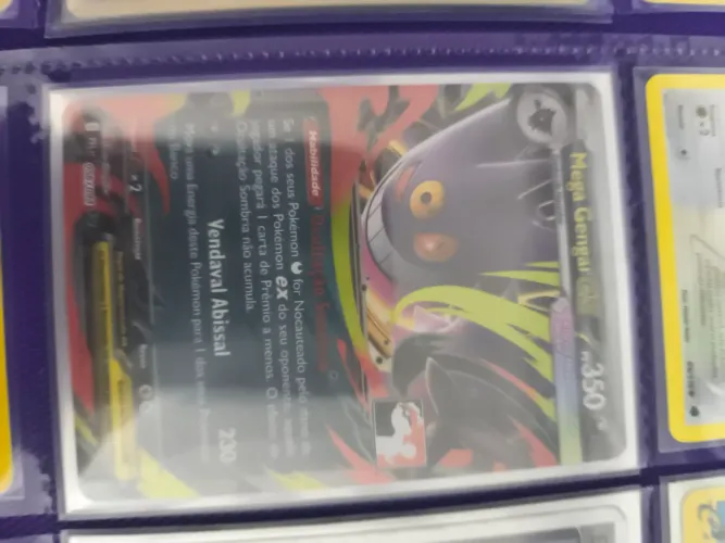 Carta pokémon gengar de liga