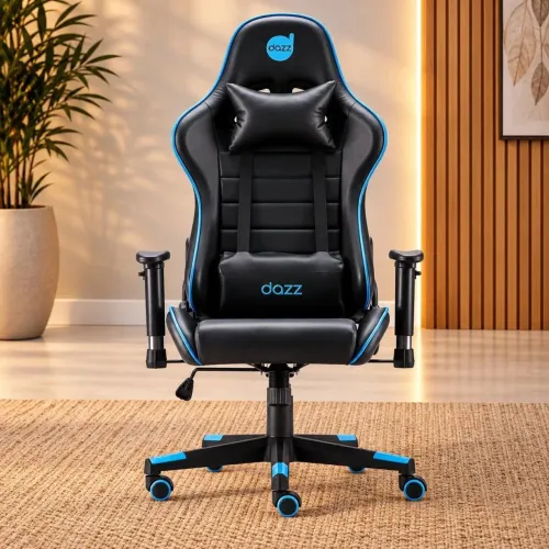 Cadeira Gamer Dazz Prime-X V2 Preto Cinza e Preto Azul