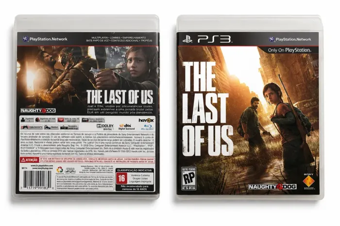 Este é o jogo The Last of Us lançado originalmente para PlayStation 3 em 2013.