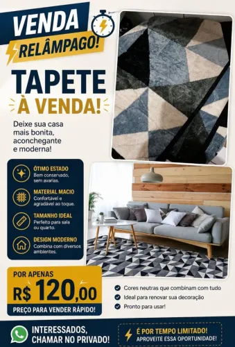 Vendo tapete!
