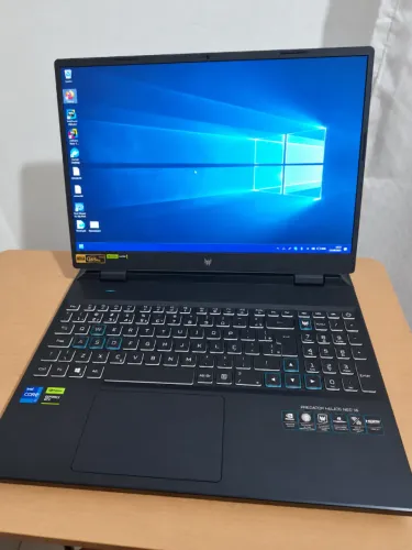 Notebook Acer Predator Helios 16, 16GB RAM, SSD 500GB 7000mbs, 16 cores/24 threads