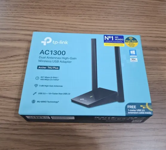 Roteador AC1300 Dual Antenas High-Gain