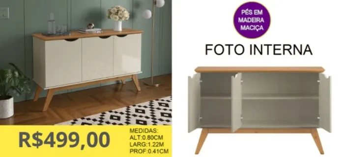 APARADOR BUFFET A PRONTA-ENTREGA