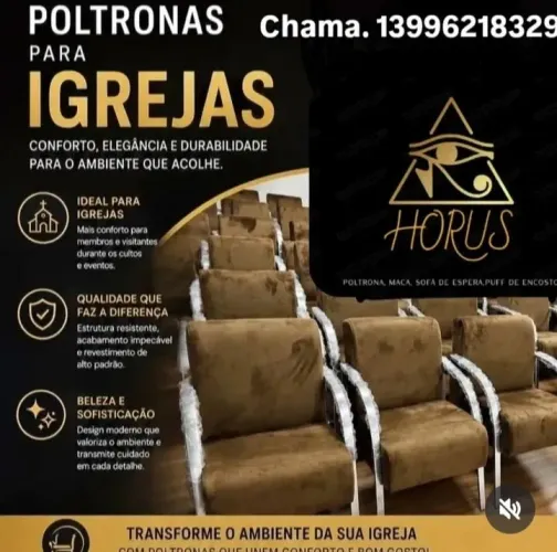 Poltrona para igreja