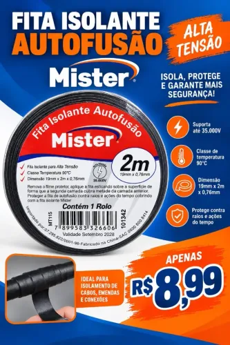 Fita Autofusão Mister