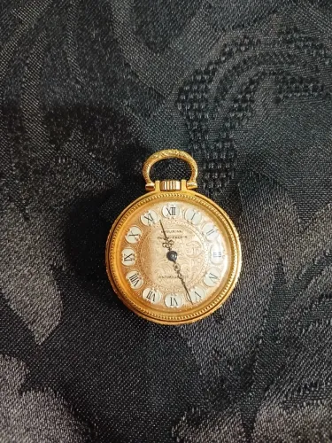 Relógio de bolso Swiss Mirvaine mecânico