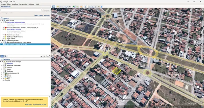 Lote / Terreno residencial, Morada dos Pássaros, veiga jardim, itapuã - Aparecida de Goiâ