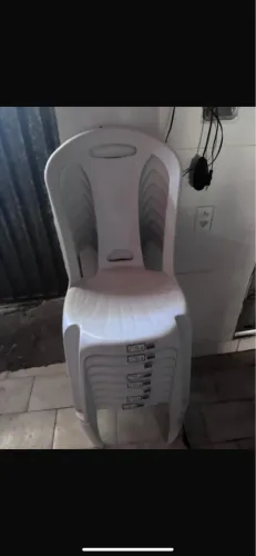 Cadeiras de plástico
