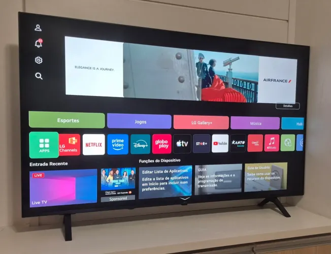 Smart TV 4K LG UHD 60 Bluetooth HDR AI ThinQ Smart Magic Control Google Alexa