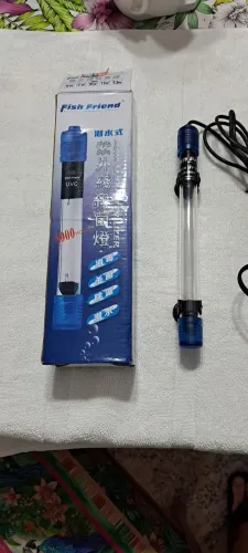 Lâmpada UV Germicida Submersa Com Reator - 9w para aquario<br>
