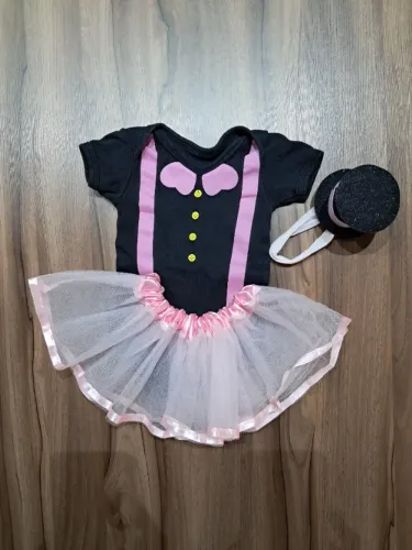 Conjunto Body e Saia Tema Mundo Bita
