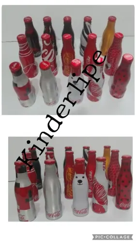 Coca cola Garrafinhas de alumínio Completa