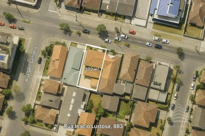 Terreno à venda, 372 m² por R$ 1.200.000,00 - São Francisco - Curitiba/PR