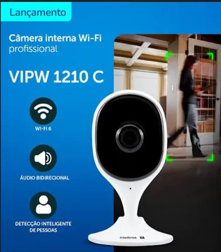 Câmera Interna Wifi Profissional VIPW 1210C Intelbras