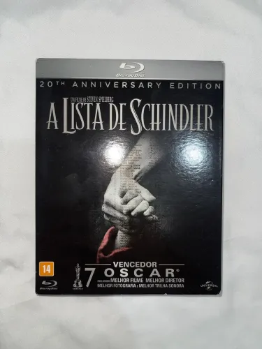Blu-ray A Lista de Schindler - Edição de 20° Aniversário Com Luva