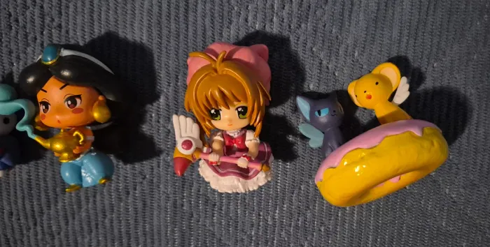 KIT BONECOS kawaii fofo anime Sakura CardCaptor Pikachu Jasmine Pokémon Totoro Sailor Moon