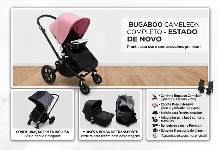 carrinho de bebê Bugaboo Cameleon