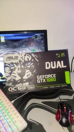 PLACA DE VÍDEO GTX 1060 6G SUPER OTIMA