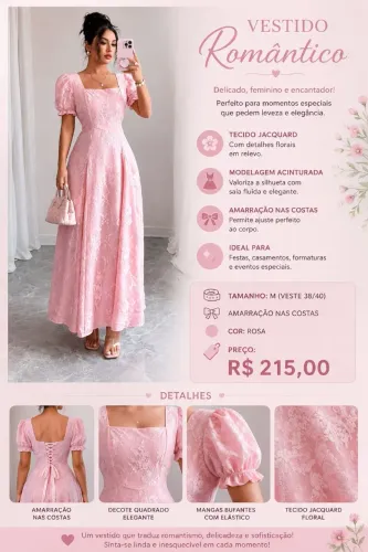 Vestido Rosa