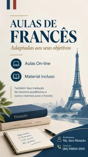 AULAS DE FRANCÊS E TRADUÇÃO