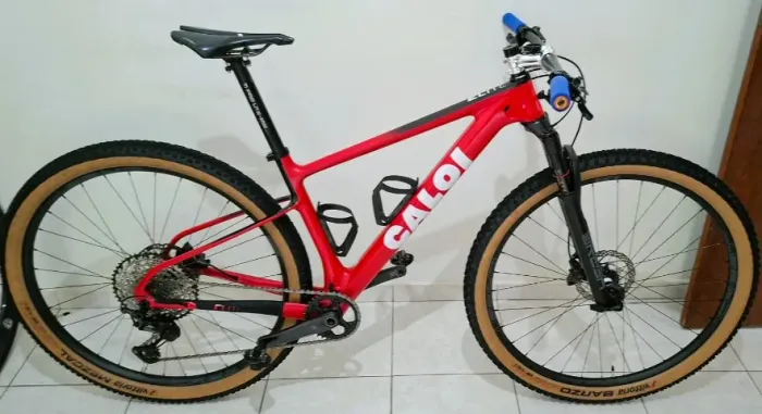 Bicicleta Caloi Elite Carbon Sport Com Upgrades Tamanho M