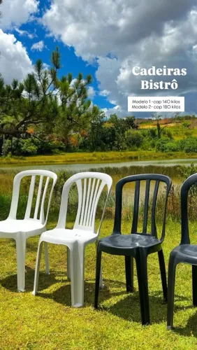 Cadeira de plástico | Reforçada