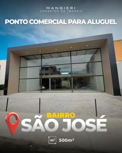 Ponto Comercial para Locação no São José | Endereço Estratégico para Empresas e Clínicas