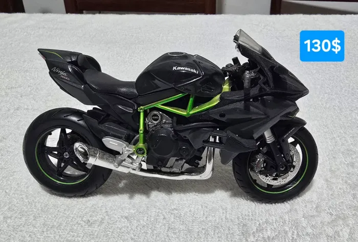 Moto miniatura Kawasaki Ninja H2R