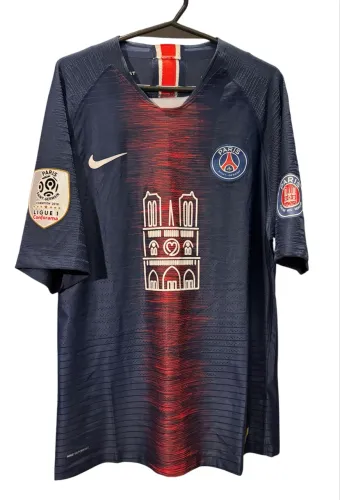 Camisa PSG Modelo Jogador Autografada / Neymar Jr